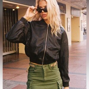 Princess Polly leather jacket